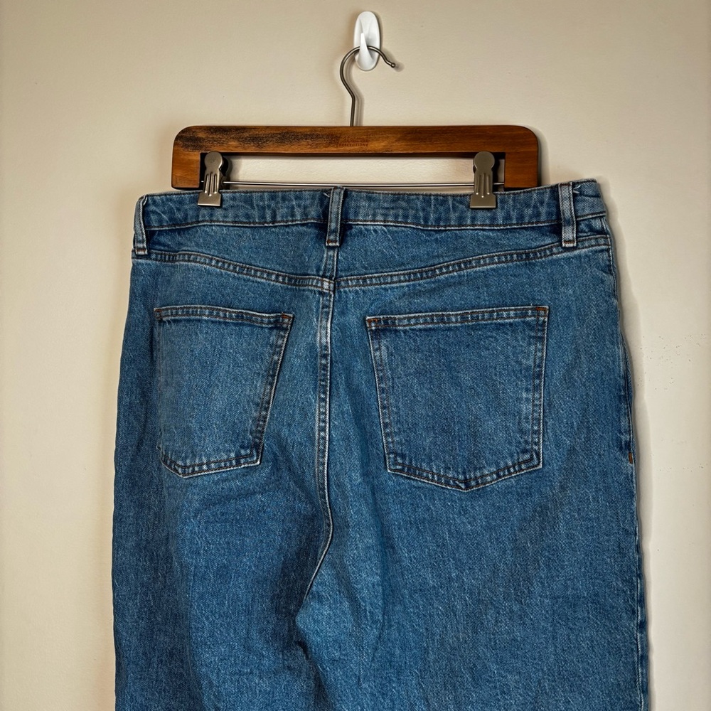 Denim Forum Rowan Super High Rise Straight Jean 32 32L - Picture 9 of 14